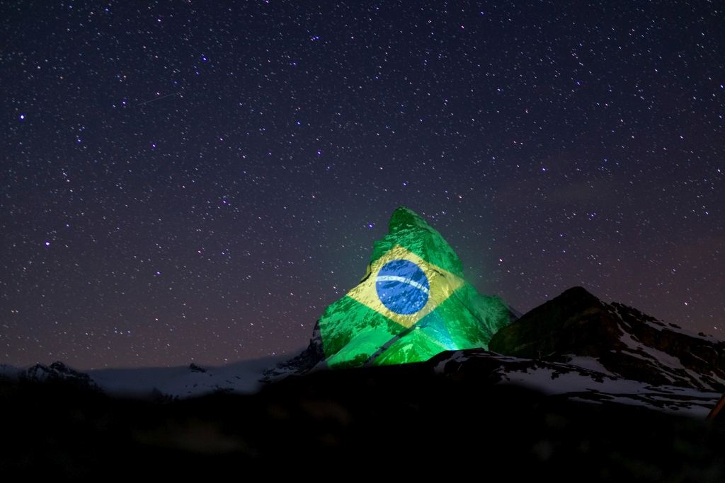 Brazílie na Matterhornu.