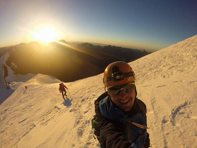 Francouzská normálka na Mont Blanc