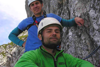 Severní hrana Höllentorkopf (5-) ve Wettersteinu Severní hrana Höllentorkopf (5-) ve Wettersteinu