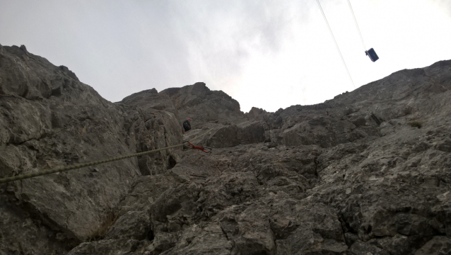 Wetterstoanerweg na Kaiserkopf ve Wettersteinu