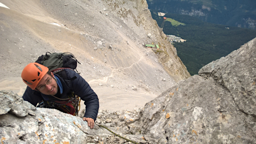 Wetterstoanerweg na Kaiserkopf ve Wettersteinu