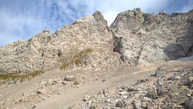 Wetterstoanerweg na Kaiserkopf ve Wettersteinu