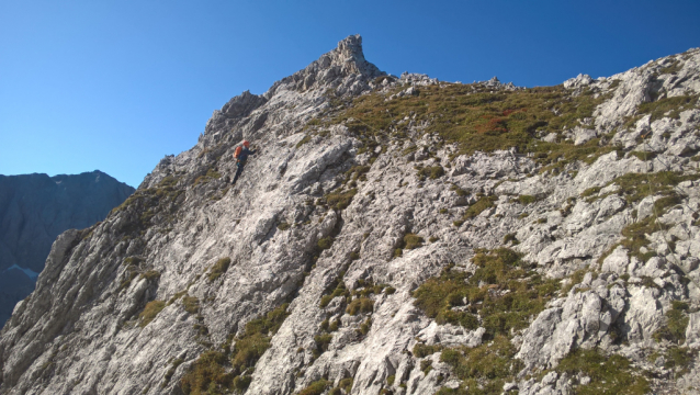 Sonnenspitze Südgrat, horolezecký výstup na Ehrwaldský Matterhorn