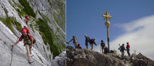 Zugspitze (2962 m) - nejvýš v Německu