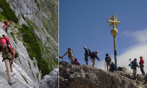 Zugspitze (2962 m) - nejvýš v Německu Zugspitze (2962 m) - nejvýš v Německu