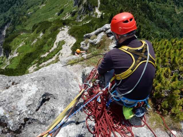 Sportovní skalkaření na Stripsenjoch ve Wilder Kaiser