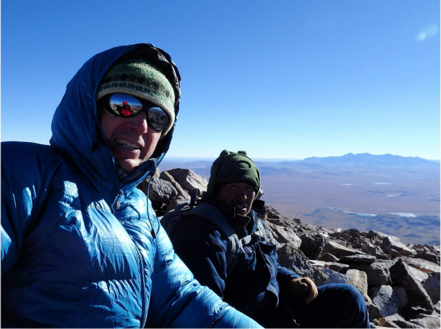 Cerro Uturuncu (6007 m): dlouhá jízda a pak sprintem na vrchol