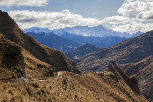 Richardson, opuštěné pohoří za humny adrenalinového města Queenstown