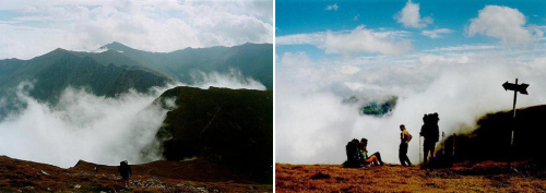 Hřebenem Fagarášských hor