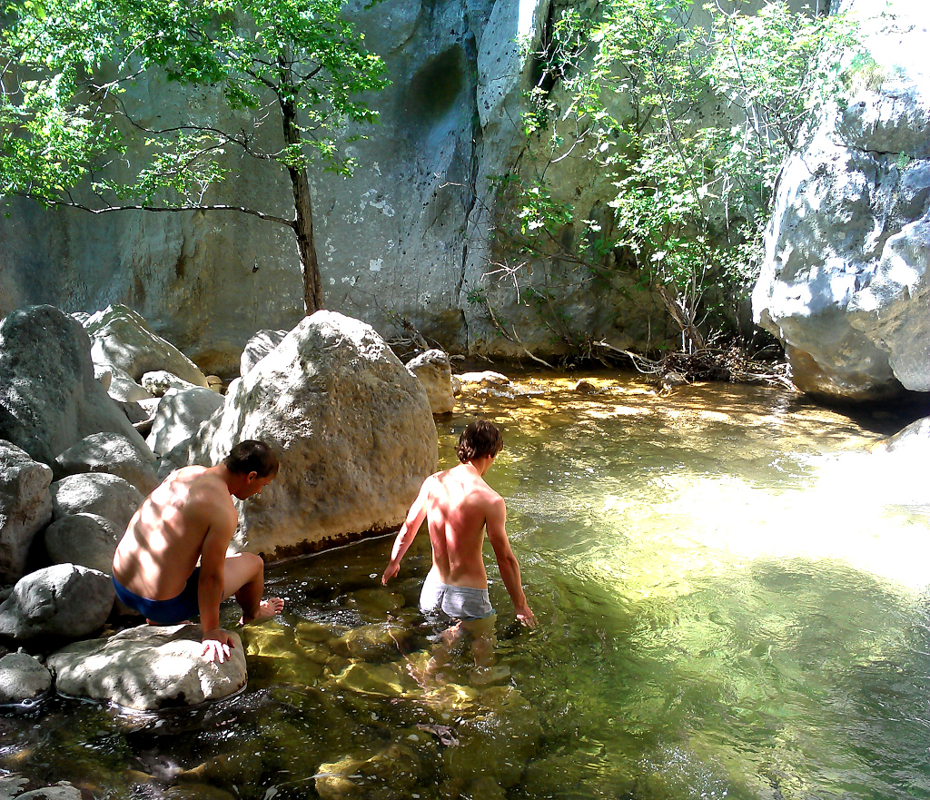 Velebit. Sladká voda je v chorvatských horách vzácností.