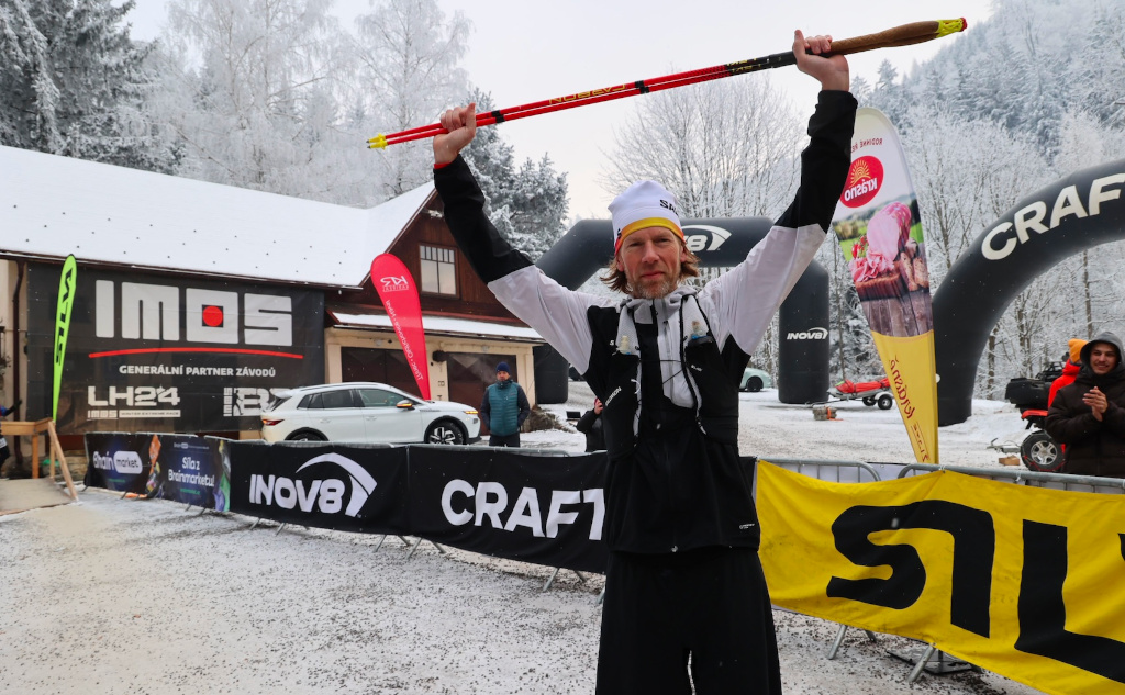 Jiří Petr je vítězem vytrvalostního závodu Lysá hora 24 hodin.