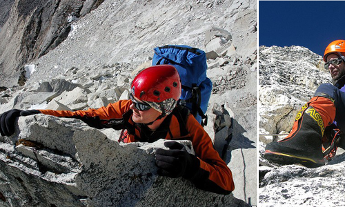 Ama Dablam po jihozápadním hřebenu