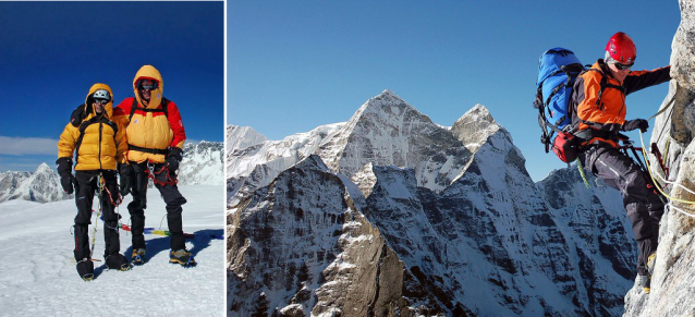 Ama Dablam po jihozápadním hřebenu