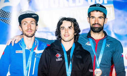 Stráník vylezl třetí místo na Světovém poháru v Chamonix