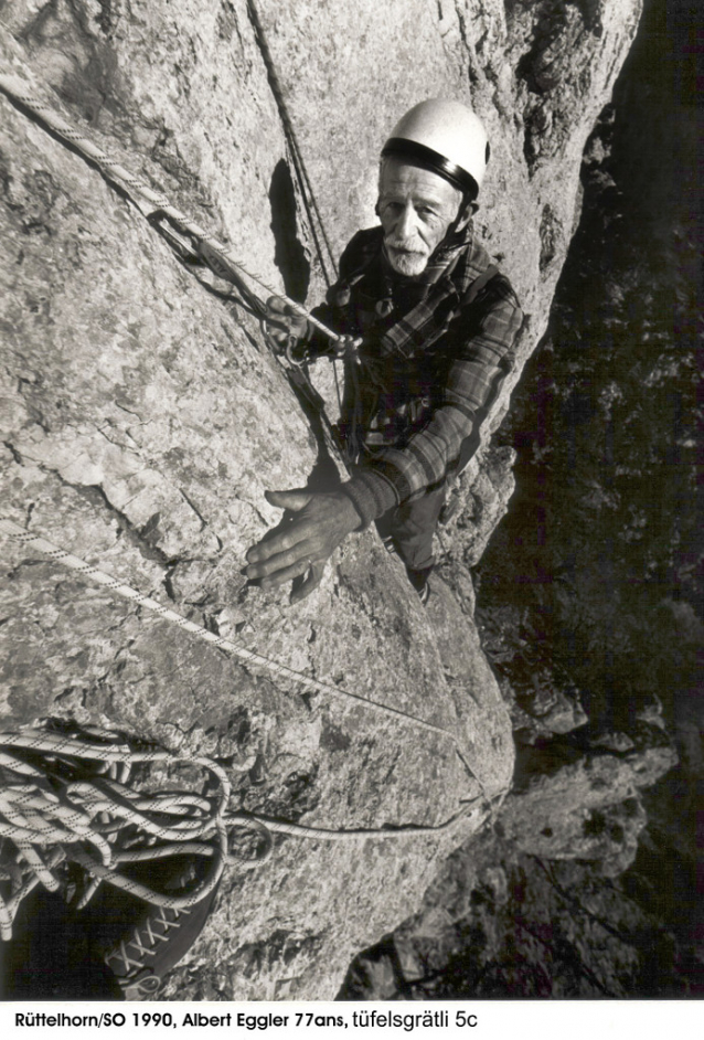 Hvězda švýcarského alpinismu Albert Eggler