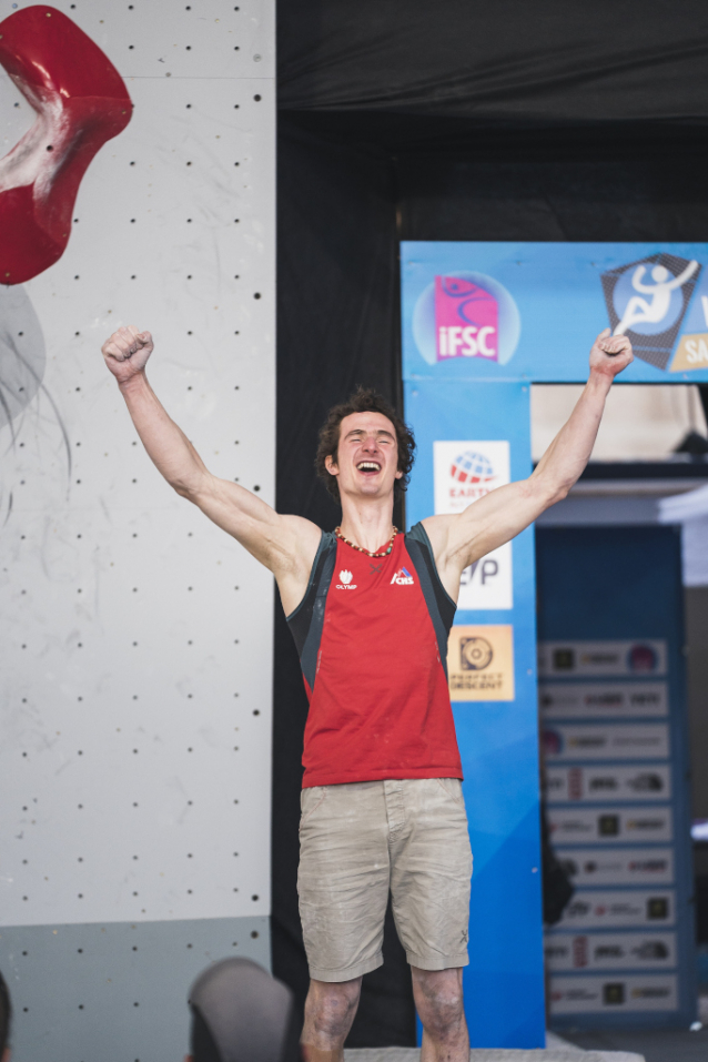 Adam Ondra vyhrál bouldering v Salt Lake City