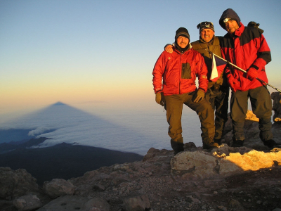 Pico de Teide (3718 m) na Kanárech