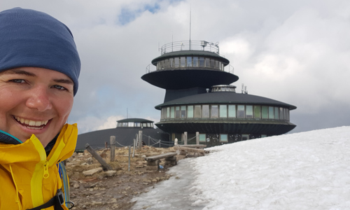 Sněžka (1603 m), nejvyšší česká hora