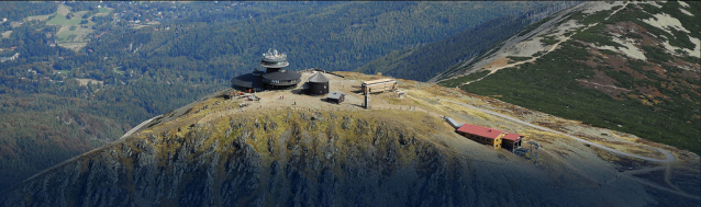 New cable car on Sněžka, Giant Mountains, Czech Republic 