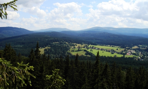 Kamenná hlava a Kamenné moře na Šumavě