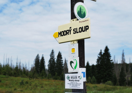 Modrý sloup je zakázaný