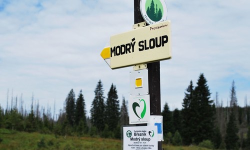 Modrý sloup je zakázaný Modrý sloup je zakázaný