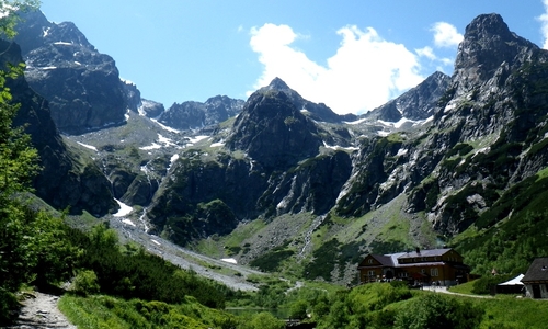 Stolarczykova lávka na Stolarczykovo sedlo Stolarczykova lávka na Stolarczykovo sedlo