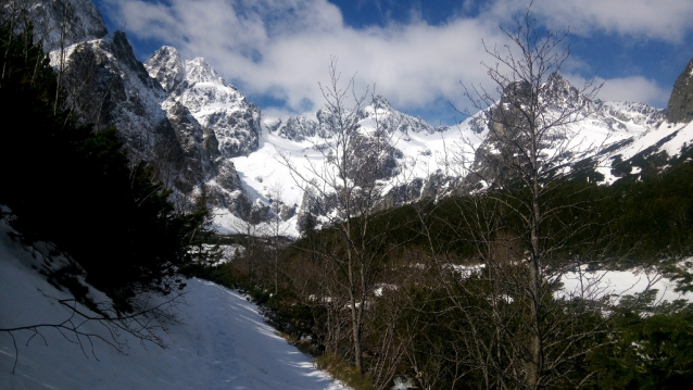 Baranie a Priečné sedlo, jarní skialpinistická klasika v Tatrách