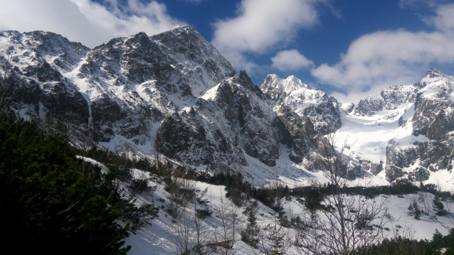 Baranie a Priečné sedlo, jarní skialpinistická klasika v Tatrách