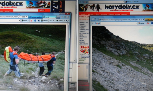 Turistka spadla z Roháčů Turistka spadla z Roháčů