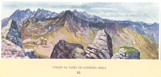 Painter Otakar Štáfl: High Tatras (Vysoké Tatry)