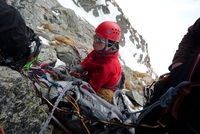 Úplně vlevo na Malý Javorový štít Úplně vlevo na Malý Javorový štít