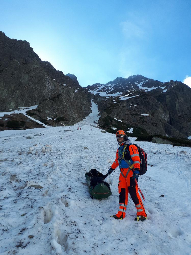 Český skialpinista se zřítil v Červeném žlabu 