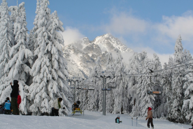 Štrbské Pleso je první pro lyžaře