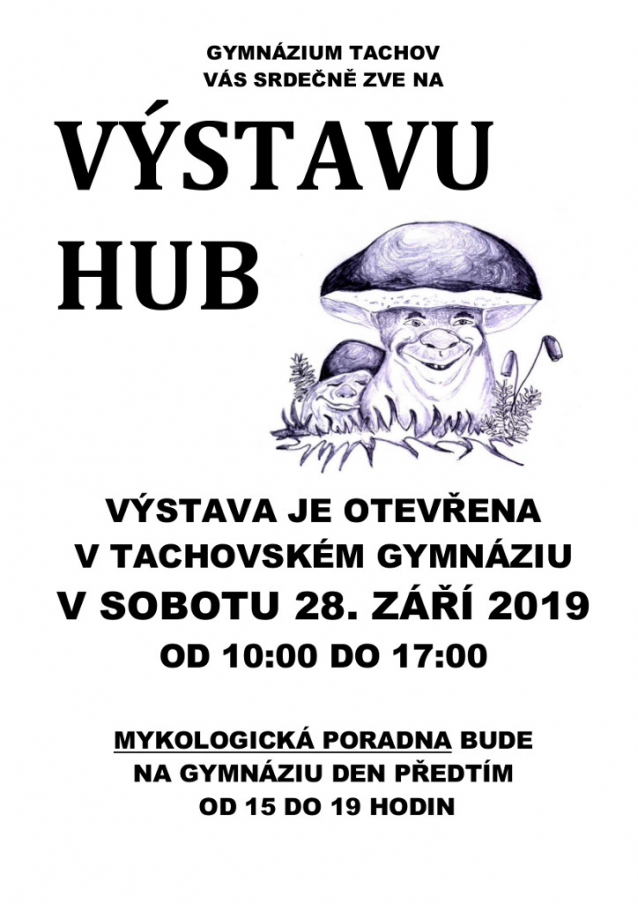 Výstavy hub 2019