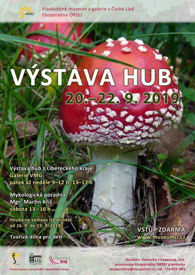 Výstavy hub 2019