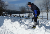 První pořádná lyžovačka v Jizerkách