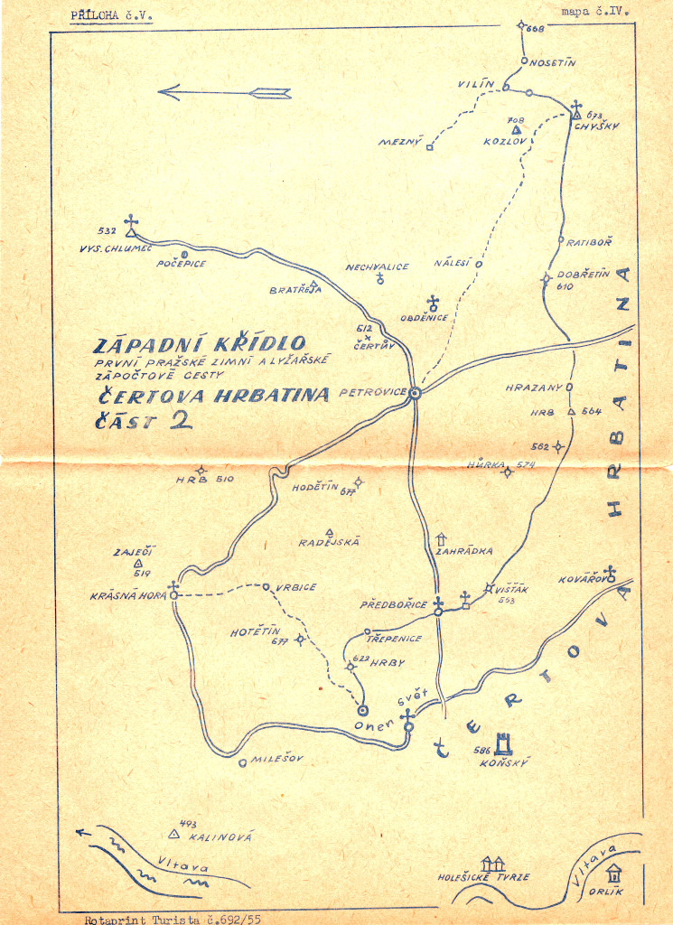 Čertova hrbatina: Višťák a Hrby.