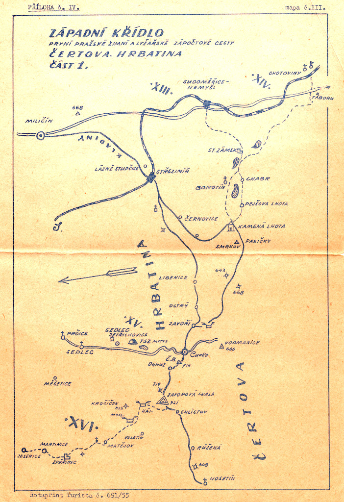 Čertova hrbatina: Kladiny a Javorová skála.