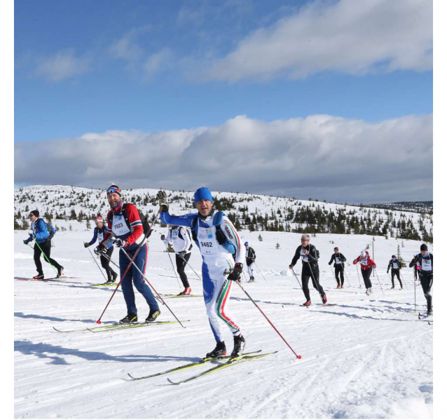 Birkebeinerrennet: běžky, kolo, běh