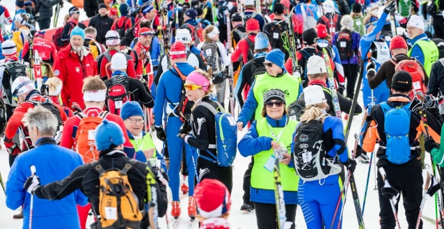 Birkebeinerrennet: běžky, kolo, běh