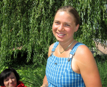 Lyžařka Martina Chrástková studující, trénující 