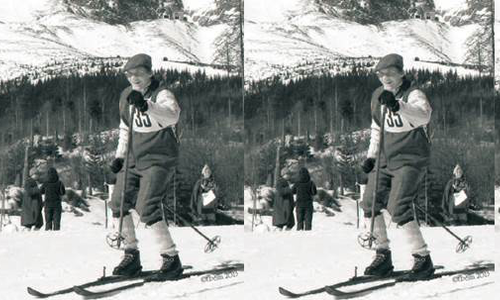 Nostalgické lyžování v Tatranské Lomnici