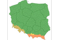 Silný vítr v polském pohraničí Silný vítr v polském pohraničí