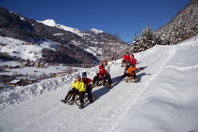 Großarl-Dorfgastein: lyže, sáňky a alpská idyla