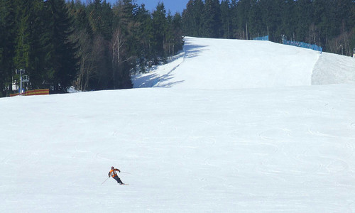 Poprvé na hlavní sjezdovce Poprvé na hlavní sjezdovce