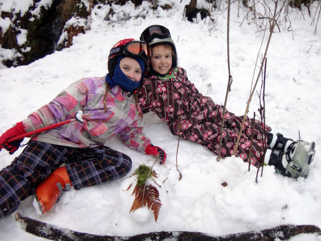 Černá Říčka: Tady jsou děti, lyže a sáňky doma