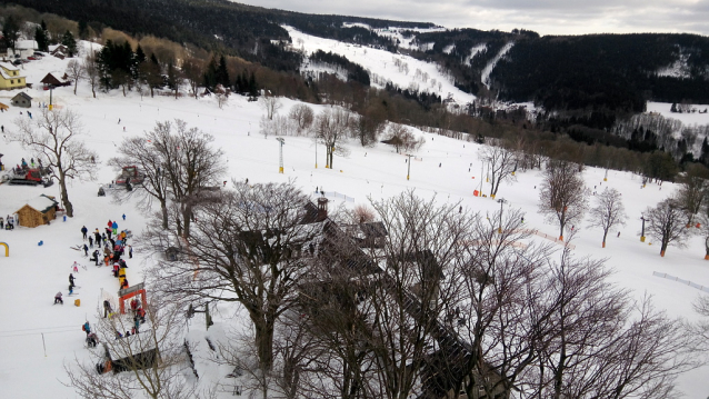 Paseky nad Jizerou, příjemné lyžování na loukách