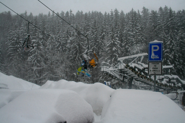 Snowboarďáci do Rokytnice