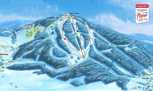Nové lyžařské středisko Plešivec v Krušných horách